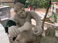 sculptor Nairobi, East Africa, Kenya, Africa