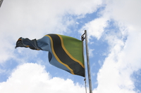 tanzania flag Ushoto, East Africa, Tanzania, Africa