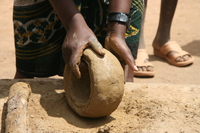 making pottery Rawangi, East Africa, Tanzania, Africa