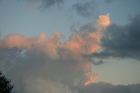 late afternoon clouds Rawangi, East Africa, Tanzania, Africa