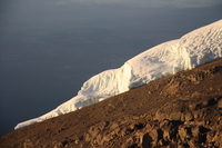 approaching glacier Kilimanjaro, East Africa, Tanzania, Africa