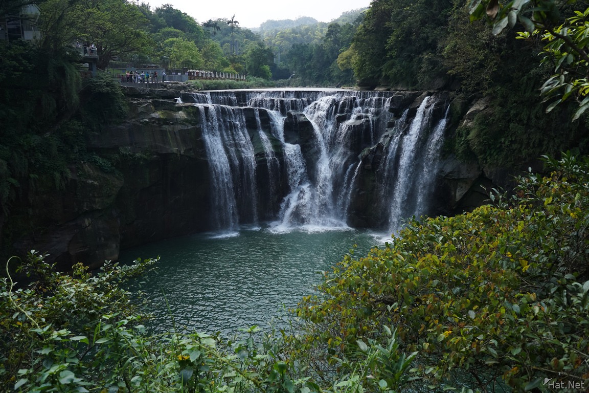 Shifen waterfall area
