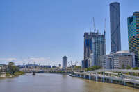 Brisbane River and Skyline 