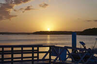 Sunset Over Tin Can Bay Marina 