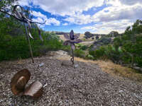 Rustic Metal Sculptures at Seal Bay 