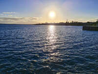 Sunset Over Kingscote Shoreline 