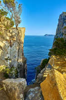 Cliff View at Cape Hauy 