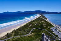 The Neck Lookout's dual coastline view 