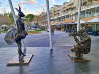 Whimsical Sculptures at Battery Point 