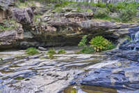 Rocky Outcrop with Waterfall in Lorne 