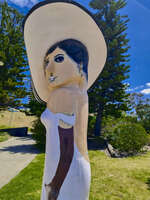 Lady Sculpture at Geelong Waterfront 