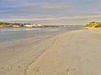 Sandy Shoreline at Lakes Entrance 