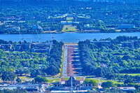 Canberra city view from Mount Ainslie 