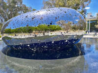 Polished sculpture at Canberra NGA 