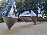 Bert Flugelman's Cones Sculpture 