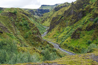 fimmvorduhals canyon rivers South,  Iceland, Europe