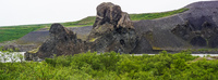 Vesturdalur mammoth rock Eglisstadir,  Northeast,  Iceland, Europe
