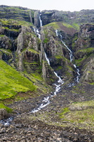 Road to Hofn waterfalls Akureyri,  East,  Iceland, Europe