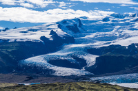 Fjallsarlon Glacier spiral Snafellsjokull,  East,  Iceland, Europe