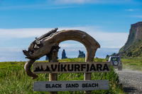 Vikurfjara Black Sand Beach Vík,  South,  Iceland, Europe