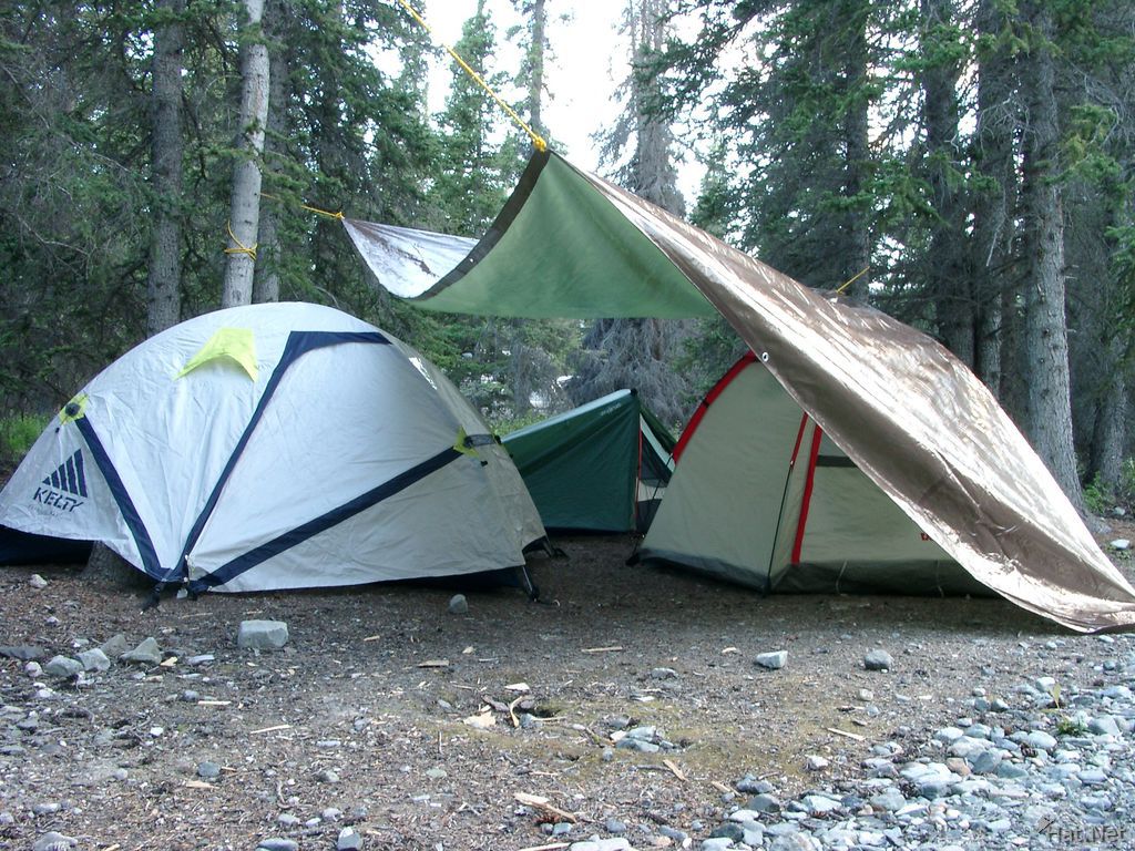 our camps near kluane lake
