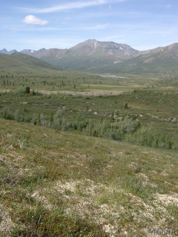 exciting view of dempster highway