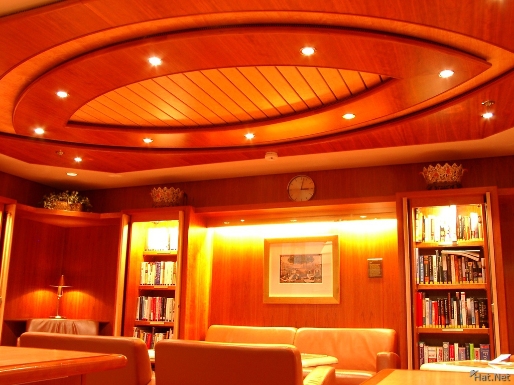celling of the library