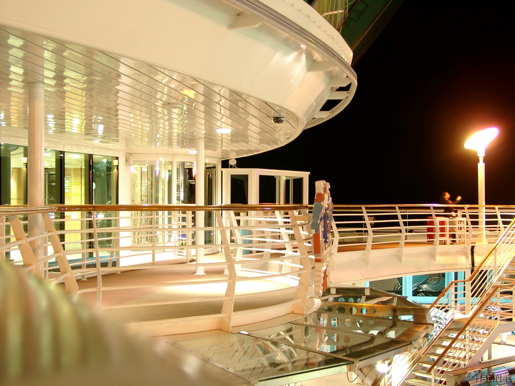 night life on the ship