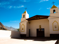 condor trail church Iruya, Humahuaca, Jujuy and Salta Provinces, Argentina, South America