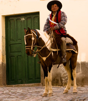 iruya horseman Iruya, Jujuy and Salta Provinces, Argentina, South America