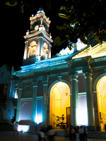 catedral at night Puerto Igua�u, Salta, Misiones, Salta and Jujuy Province, Argentina, South America