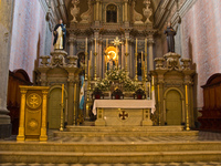 the altar of church Salta, Cafayate, Jujuy and Salta Provinces, Argentina, South America