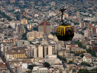 view--cerro san bernardo cable car Salta, Jujuy and Salta Provinces, Argentina, South America
