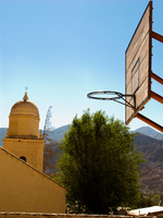 basketball church Tilcara, Jujuy and Salta Provinces, Argentina, South America