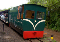 transport--tourist train in iguazu Puerto Iguassu, Misiones, Argentina, South America