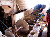 mineral extraction machine Potosi, Potosi Department, Bolivia, South America