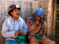 crying miner Potosi, Potosi Department, Bolivia, South America