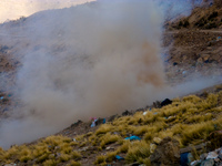 dynamite explosion Potosi, Potosi Department, Bolivia, South America