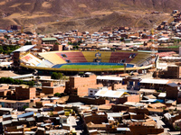 potosi colorful stadium Potosi, Sucre, Potosi Department, Santa Cruz Department, Bolivia, South America