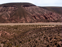 barren mountain Uyuni, Potosi, Potosi Department, Bolivia, South America