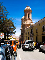 street arcoss potosi catedral Potosi, Sucre, Potosi Department, Santa Cruz Department, Bolivia, South America