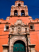 pink santa teresa church Potosi, Potosi Department, Bolivia, South America