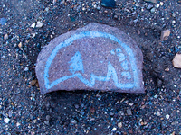 mysterious lunar symbol San Antonio, Potosi Department, Bolivia, South America