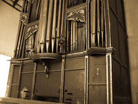 bronze organ Sucre, Santa Cruz Department, Bolivia, South America