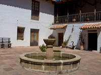 sucre courtyard Sucre, Santa Cruz Department, Bolivia, South America