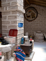 hotel--kitchen of salt hotel Salar de Uyuni, Potosi Department, Bolivia, South America