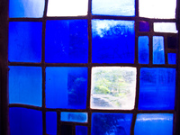blue windows Sao Jorge, Brasilia, Goias (GO), Brazil, South America