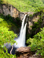 tallest waterfall in goia Sao Jorge, Goias (GO), Brazil, South America