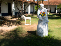 statue of st francis Corumba, Mato Grosso do Sul (MS), Brazil, South America