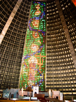cathedral metropolitana windows Rio de Janeiro, Rio de Janeiro, Brazil, South America